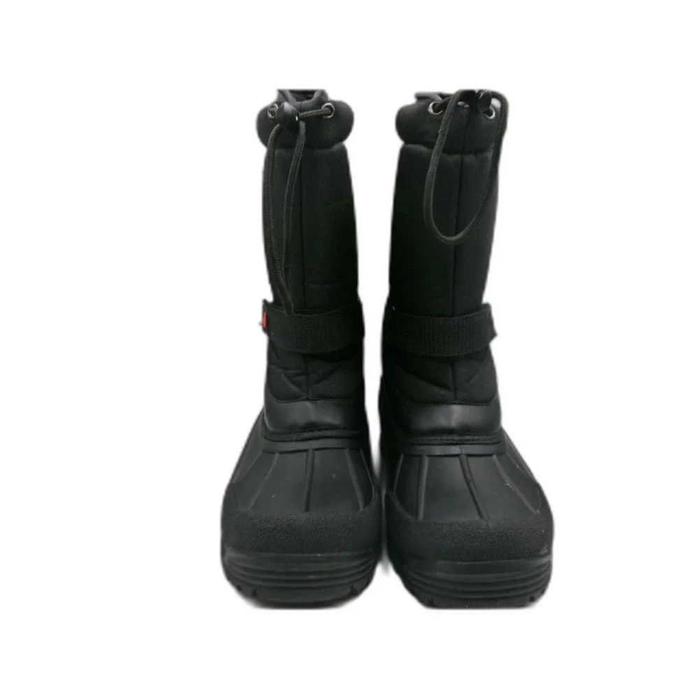 Labo Pro Waterproof Black Pull On Winter Snow Boots Size 9 Men's Removable Liner